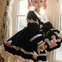 EverythingCuteClub Super Warm Soft Fleece Soft Milk Kitty Dress 28 EverythingCuteClub Super Warm Soft Fleece Soft Milk Kitty Dress