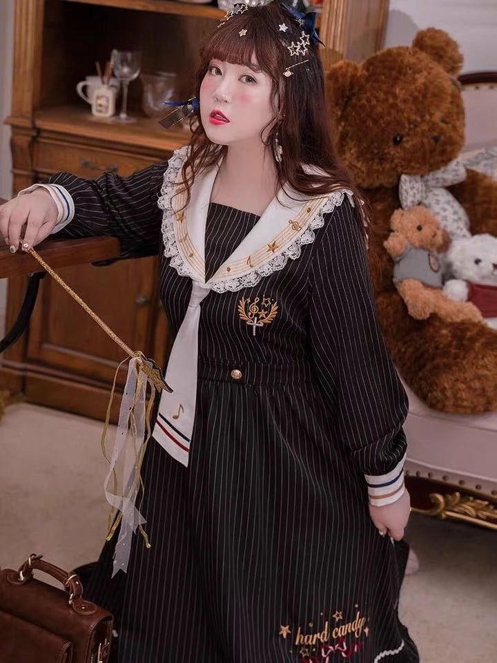 EverythingCuteClub Dress + Rompers The Melody In Your Heart Plus Size Cute Dress Chubby Girl 6 EverythingCuteClub Dress + Rompers The Melody In Your Heart Plus Size Cute Dress Chubby Girl