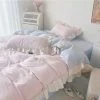 EverythingCuteClub Bed Linen / Bedding Sets Serenity Baby Blue Baby Pink Soft Pastel Bedding Set Bed Linen 2 EverythingCuteClub Bed Linen / Bedding Sets Serenity Baby Blue Baby Pink Soft Pastel Bedding Set Bed Linen