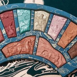 Florasis X Heaven Gaya Luoshenfu Eyeshadow Palette Peony Exquisitely Carved Flower Pattern Makeup Palette