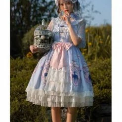 EverythingCuteClub Nara Deer Lolita JSK Dress (no Sleeves) Plus Kawaii Plus Size