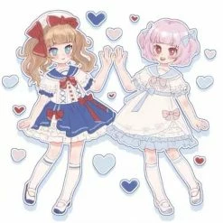 EverythingCuteClub Dress + Rompers Baby Blue Little Sailor Lolita Dress One Piece