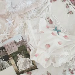 EverythingCuteClub Peaches Underwear Panties Lingerie + Panties + Sleepwear + Socks