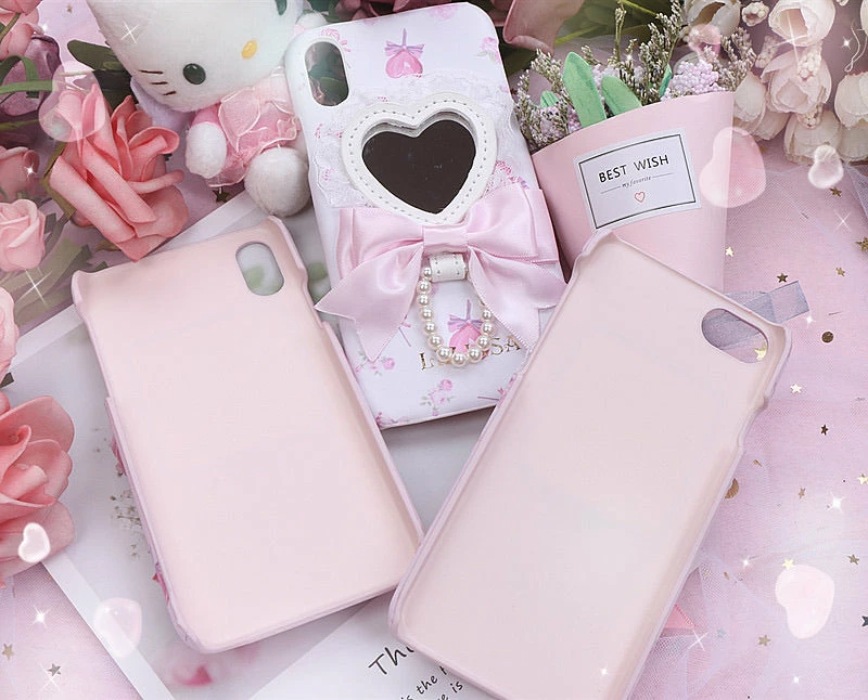 EverythingCuteClub Lizlisa Phone Case Heart Shape Mirror Boknot Phone Cases + Ipad Cases 10 EverythingCuteClub Lizlisa Phone Case Heart Shape Mirror Boknot Phone Cases + Ipad Cases