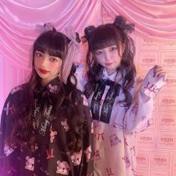 EverythingCuteClub Accessories Viole Ribbon Cross Hair Pin