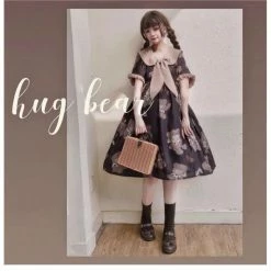 EverythingCuteClub Hug Bear Lolita Daily Op
