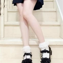 EverythingCuteClub Strawberry Low Heel Pump Shoes Accessories