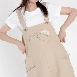 EverythingCuteClub Dress + Rompers Puppy Overall Jumpsuit Rompers