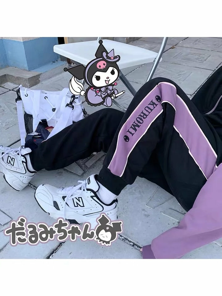 EverythingCuteClub, Kyouko Jackets + Puffs+ Coats Pre-order Sanrio Collaboration Kuromi Sportswear Jacket And Pants 5 EverythingCuteClub, Kyouko Jackets + Puffs+ Coats Pre-order Sanrio Collaboration Kuromi Sportswear Jacket And Pants
