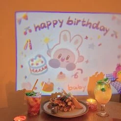 EverythingCuteClub Room Decor Projection Light Cinnamoroll/ Kirby