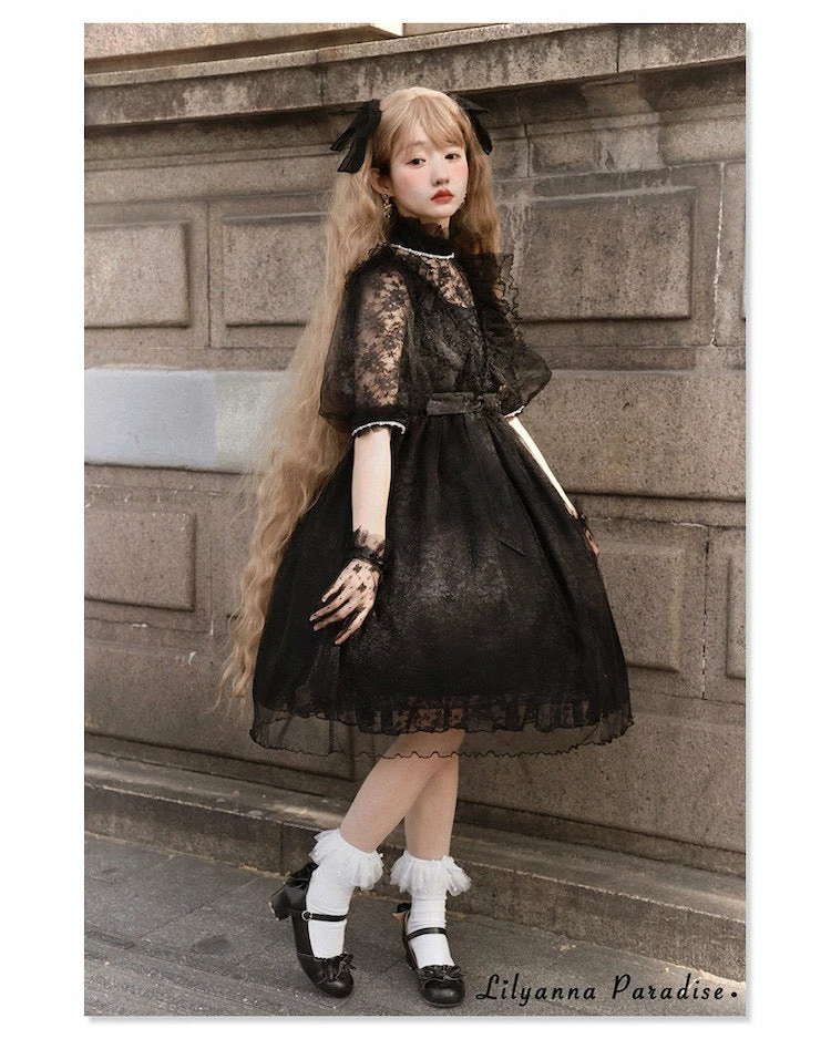 EverythingCuteClub To Tell You Lace Lolita Dress JSK / Lace Shirt 14 EverythingCuteClub To Tell You Lace Lolita Dress JSK / Lace Shirt