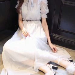 EverythingCuteClub Fur Ball Fluffy High Heel Sandal