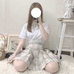 EverythingCuteClub Bottom Fine Snow Skirt Plaid Pleated Jk Skirt 11 EverythingCuteClub Bottom Fine Snow Skirt Plaid Pleated Jk Skirt