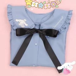 EverythingCuteClub Sanrio Character Shirt Blouse Doll Collar Mymelody Kuromi Cinnamoroll