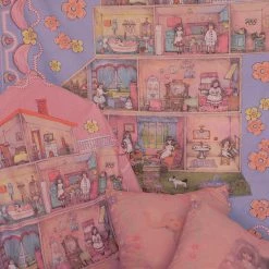 EverythingCuteClub Room Decor Play House Tapestry