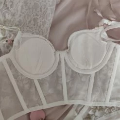 EverythingCuteClub Lingerie + Panties + Sleepwear + Socks Flower Girl Corsets Bustiers Underwear Sets