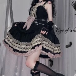 EverythingCuteClub Black Berry Lolita Fashion Dress Dress + Rompers
