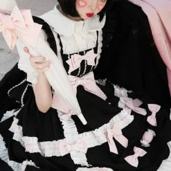 EverythingCuteClub Pre Order Macaroon Soy Milk Lolita JSK Dress Dress + Rompers