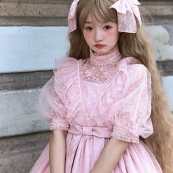 EverythingCuteClub To Tell You Lace Lolita Dress JSK / Lace Shirt 32 EverythingCuteClub To Tell You Lace Lolita Dress JSK / Lace Shirt