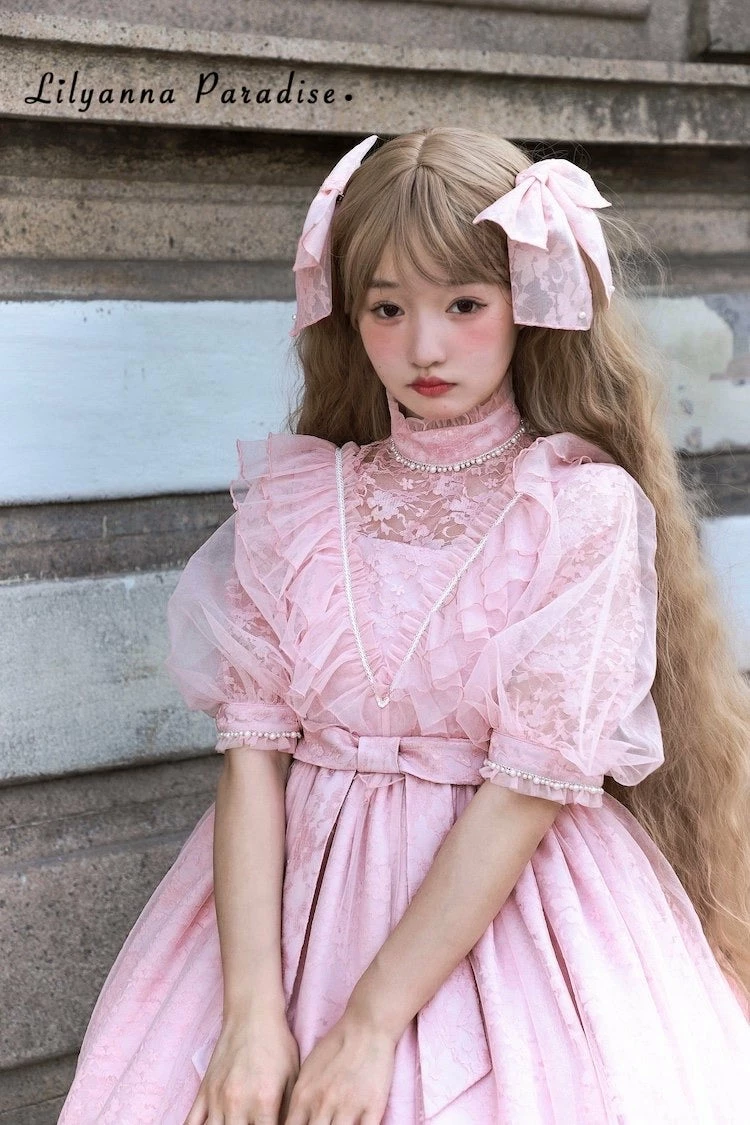 EverythingCuteClub To Tell You Lace Lolita Dress JSK / Lace Shirt 12 EverythingCuteClub To Tell You Lace Lolita Dress JSK / Lace Shirt