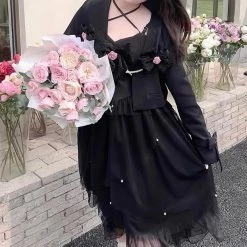 EverythingCuteClub Plus Size More Kawaii Romantic Rose Slip Dress / Suit
