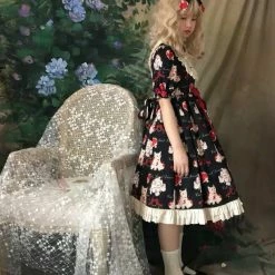 EverythingCuteClub Wish Cat Casual Lolita Dress