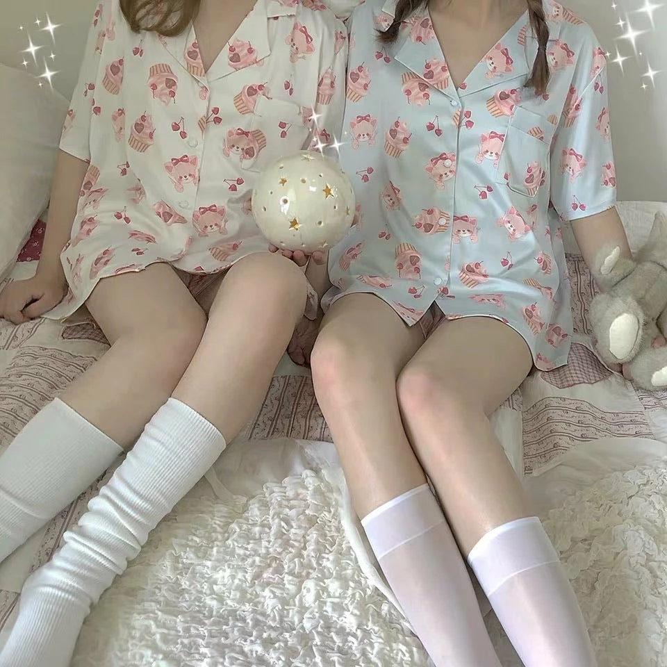 EverythingCuteClub Dessert Bear Pyjamas Set Lingerie + Panties + Sleepwear + Socks 4 EverythingCuteClub Dessert Bear Pyjamas Set Lingerie + Panties + Sleepwear + Socks