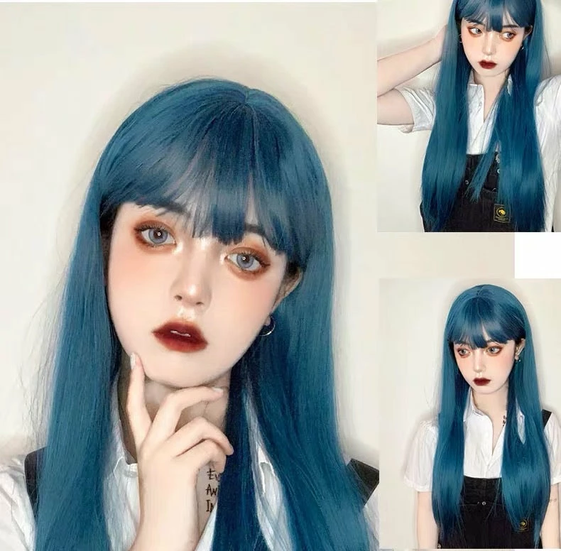 EverythingCuteClub Blue Lover Hair Wigs Cosplay Accessories 4 EverythingCuteClub Blue Lover Hair Wigs Cosplay Accessories