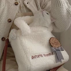 EverythingCuteClub Sherpa Tote Bag