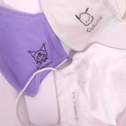 EverythingCuteClub Room Decor Sanrio Character Pochaco Kuromi Mask