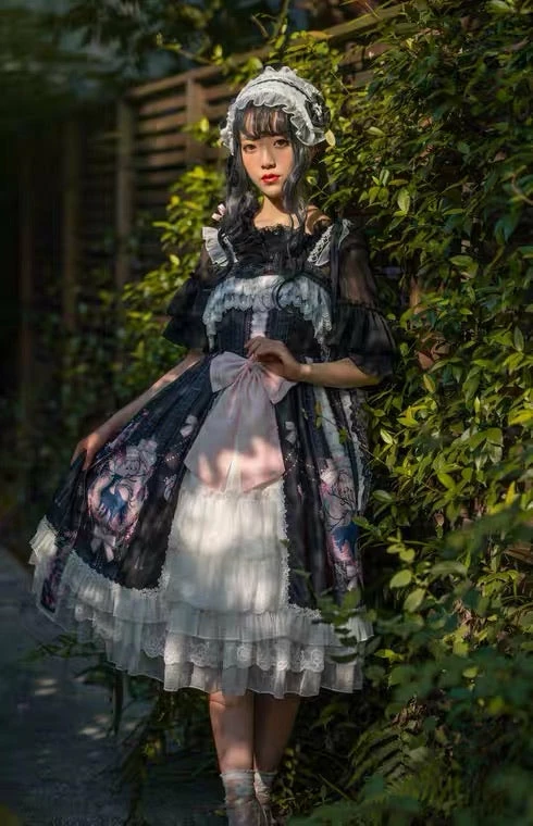 EverythingCuteClub Nara Deer Lolita JSK Dress (no Sleeves) Plus Kawaii Plus Size 5 EverythingCuteClub Nara Deer Lolita JSK Dress (no Sleeves) Plus Kawaii Plus Size