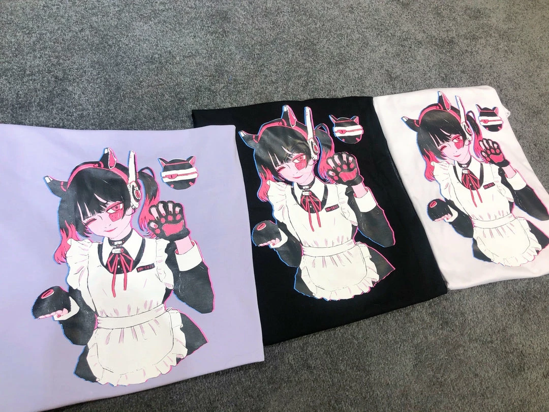 EverythingCuteClub Anime Girl Over Sized T-shirt 6 EverythingCuteClub Anime Girl Over Sized T-shirt