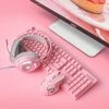 EverythingCuteClub Ajazz All Sakura Pink Mechanical Keyboard / Mouse / Headphone