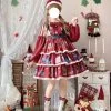 EverythingCuteClub Dress + Rompers The Letter After Christmas Lolita Set Dress + Vest+ Elk Cloak