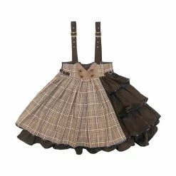 EverythingCuteClub Little Detective SK Strap Skirt Lolita Dress