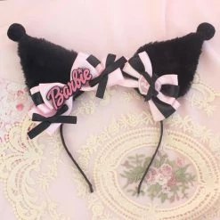 EverythingCuteClub Kuromi Style KC Hair Band Handmade Accessories