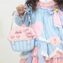 EverythingCuteClub Summer Sweet Ice Cream Cake Handbag Crossbody Bag