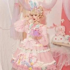 EverythingCuteClub Pre-order Candy Party Sweet Lolita Fashion Dress / Shirt / Full Set