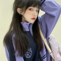 EverythingCuteClub Jackets + Puffs+ Coats Pre-order Sanrio Collaboration Extra Fleece Sportswear Jacket