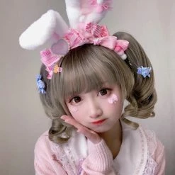 EverythingCuteClub Rabbit Ear KC Lolita Accessories Photo Proper Cosplay Accessories