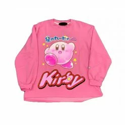 EverythingCuteClub Top Kirby Sweatshirt Pull Over Oversize