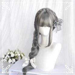 EverythingCuteClub Cosplay Accessories White Swan/ Grey Wigs