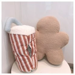 EverythingCuteClub GP Style Gingerman Pillow & Coke Tissue Box