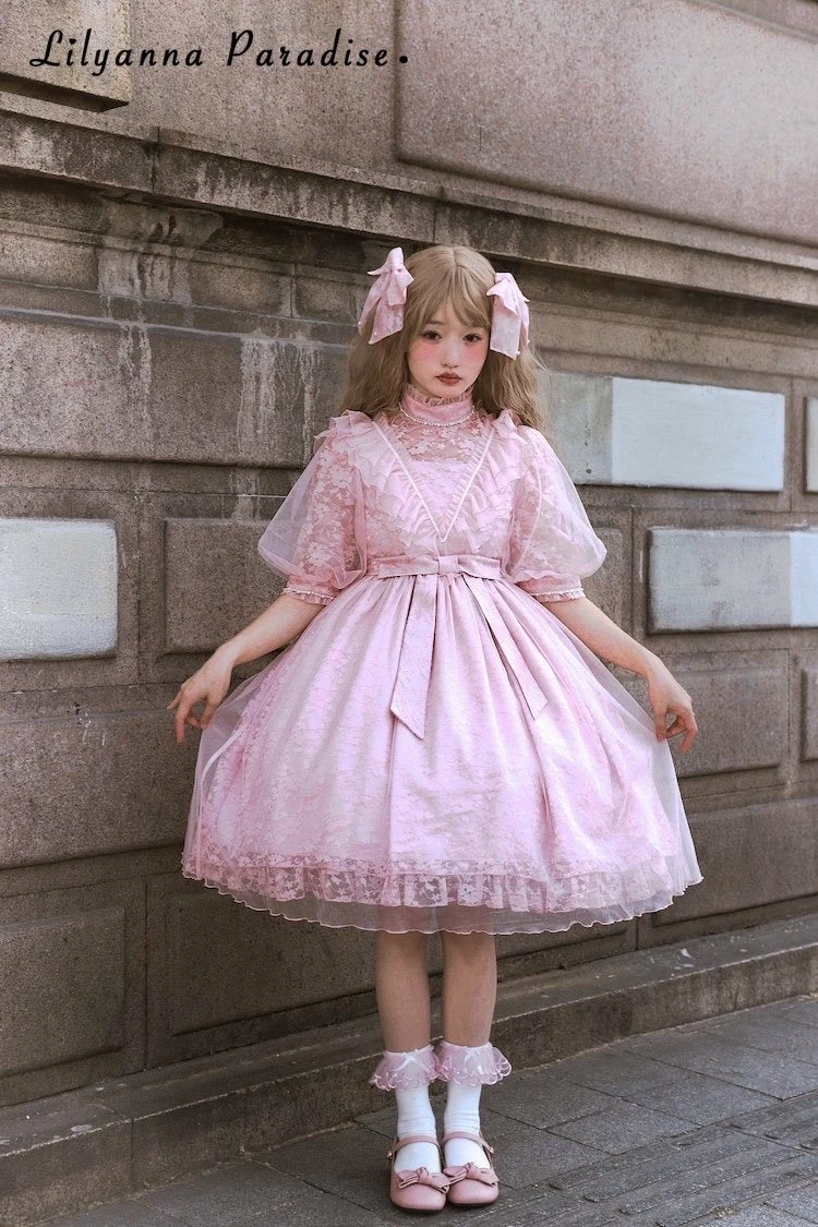 EverythingCuteClub To Tell You Lace Lolita Dress JSK / Lace Shirt 7 EverythingCuteClub To Tell You Lace Lolita Dress JSK / Lace Shirt