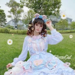 EverythingCuteClub Rabbit Bear Baby Lolita Handmade Brooch/hair Pin