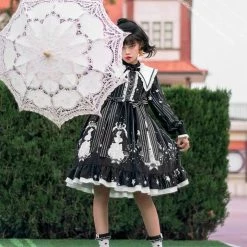 EverythingCuteClub Dress + Rompers Dark Girl Plus Size Lolita Dress More Kawaii Plus Kawaii