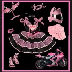 EverythingCuteClub, Creamycuteipie Dress + Rompers Sweet Rabbit Peach Bunny Lolita Dress