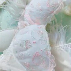 EverythingCuteClub White Afternoon Tea Bra Sets Big Size Available 7 EverythingCuteClub White Afternoon Tea Bra Sets Big Size Available