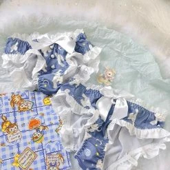 EverythingCuteClub Lingerie + Panties + Sleepwear + Socks Cinnamoroll Star Panties