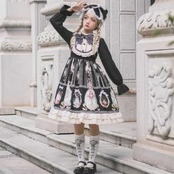 EverythingCuteClub Rabbit’s Day Lolita Dress Plus Size Cotton Candy Curvy Body